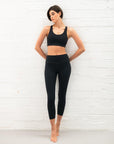 Aurora 7/8 Legging in Black - Leggings - Gym+Coffee IE