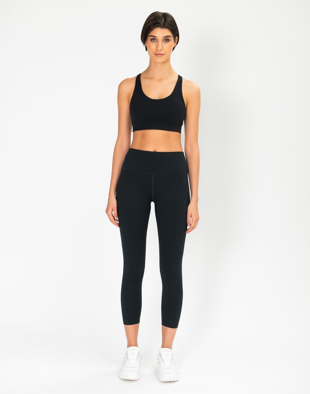 Aurora 7/8 Legging in Black - Leggings - Gym+Coffee IE