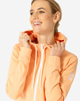 Chill Zip Crop Hoodie in Soft Peach - Hoodies - Gym+Coffee IE