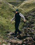 Industry Fleece Gilet in Black