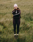 Industry Fleece Half Zip in Mocha Bean