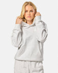 Cascade Hoodie in White Marl
