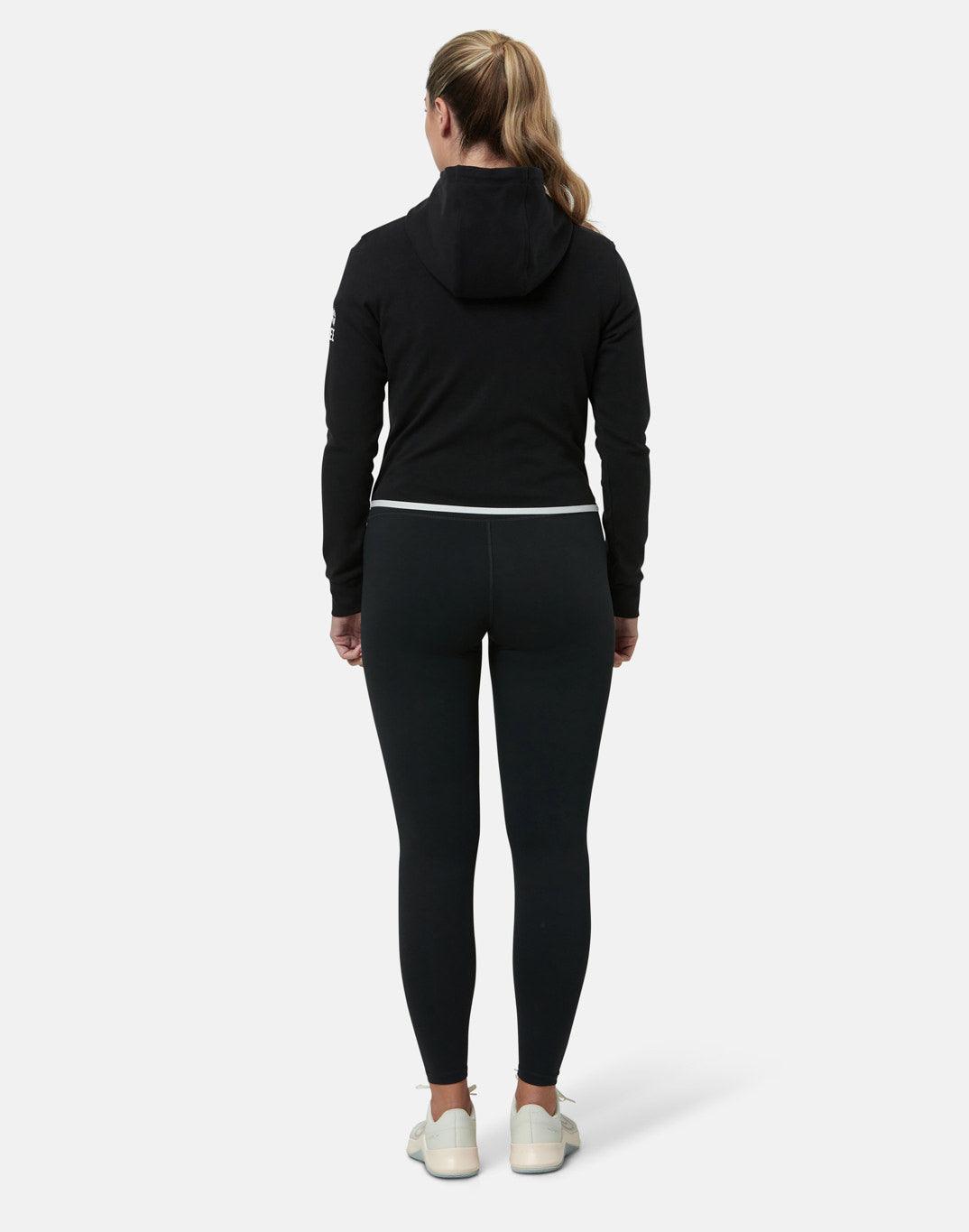 Chill Zip Crop Hoodie in Black - Hoodies - Gym+Coffee IE