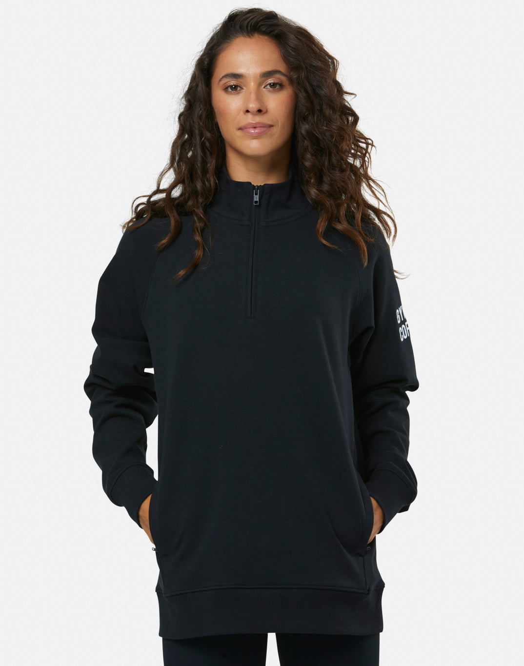 Chill Half Zip in Black