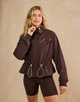 Cinch Windbreaker in Mocha Bean