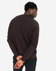 Sierra Fleece Crew in Espresso - Sweatshirts - Gym+Coffee IE