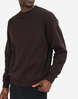 Sierra Fleece Crew in Espresso - Sweatshirts - Gym+Coffee IE