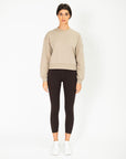 Sierra Fleece Crew in Rich Taupe - Sweatshirts - Gym+Coffee IE