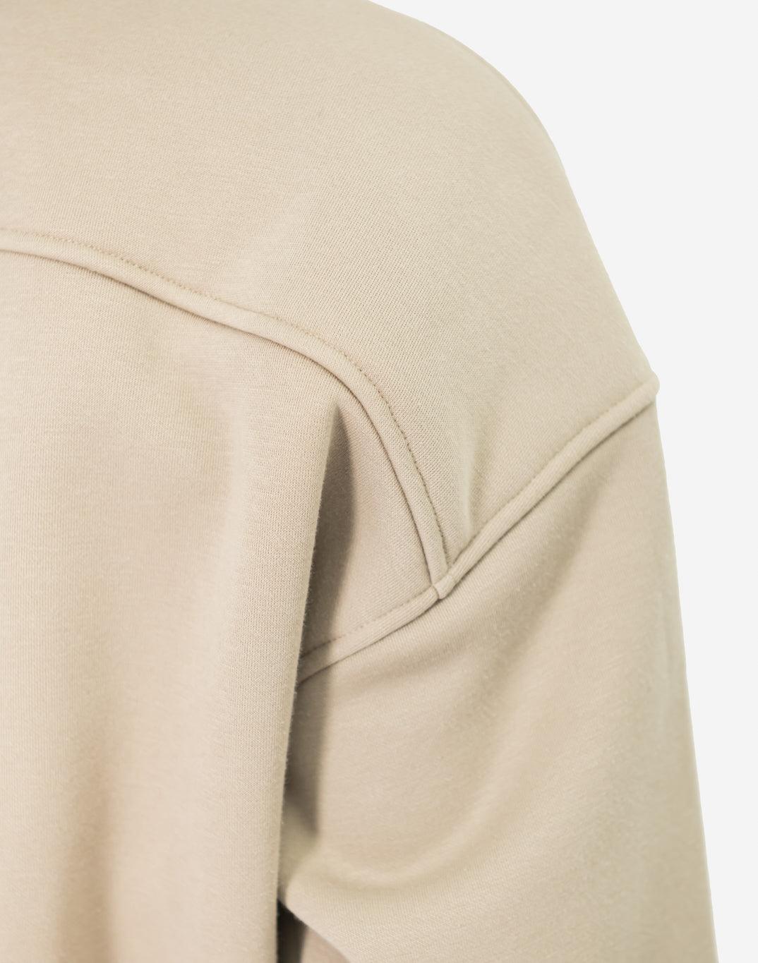 Sierra Fleece Crew in Rich Taupe - Sweatshirts - Gym+Coffee IE