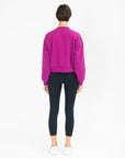 Sierra Fleece Crew in Very Berry - Sweatshirts - Gym+Coffee IE