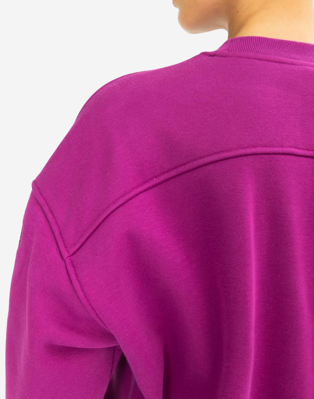 Sierra Fleece Crew in Very Berry - Sweatshirts - Gym+Coffee IE