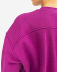 Sierra Fleece Crew in Very Berry - Sweatshirts - Gym+Coffee IE