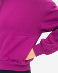 Sierra Fleece Zip Hoodie in Very Berry - Hoodies - Gym+Coffee IE