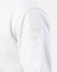Clubhouse Half Zip in White Marl