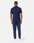 Coffee Polo Tee in Twilight Navy