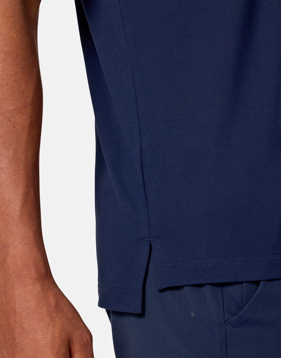 Coffee Polo Tee in Twilight Navy
