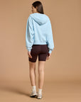 Daily Zip Hoodie in Baby Blue