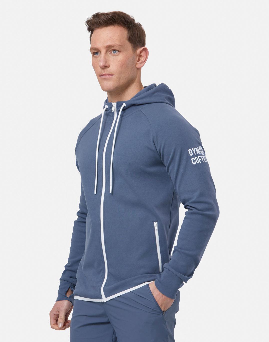 Chill Zip Hoodie in Thunder Blue - Hoodies - Gym+Coffee IE