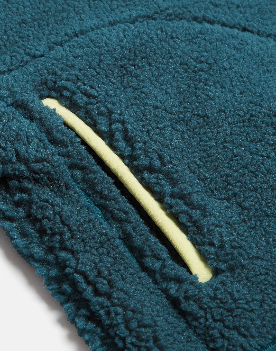 Industry Fleece Half Zip in Deep Teal