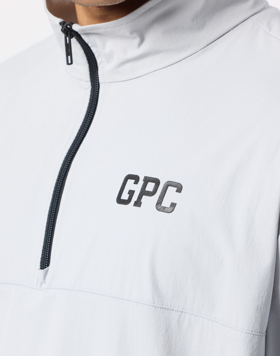GPC Train Half Zip Jacket in Stone Grey