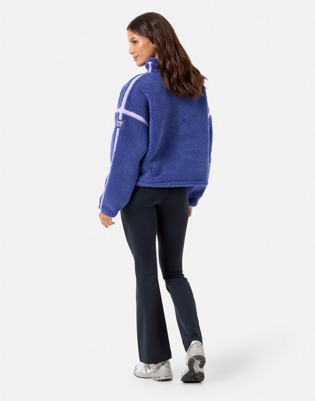 Industry Fleece Half Zip in Violet Smoke