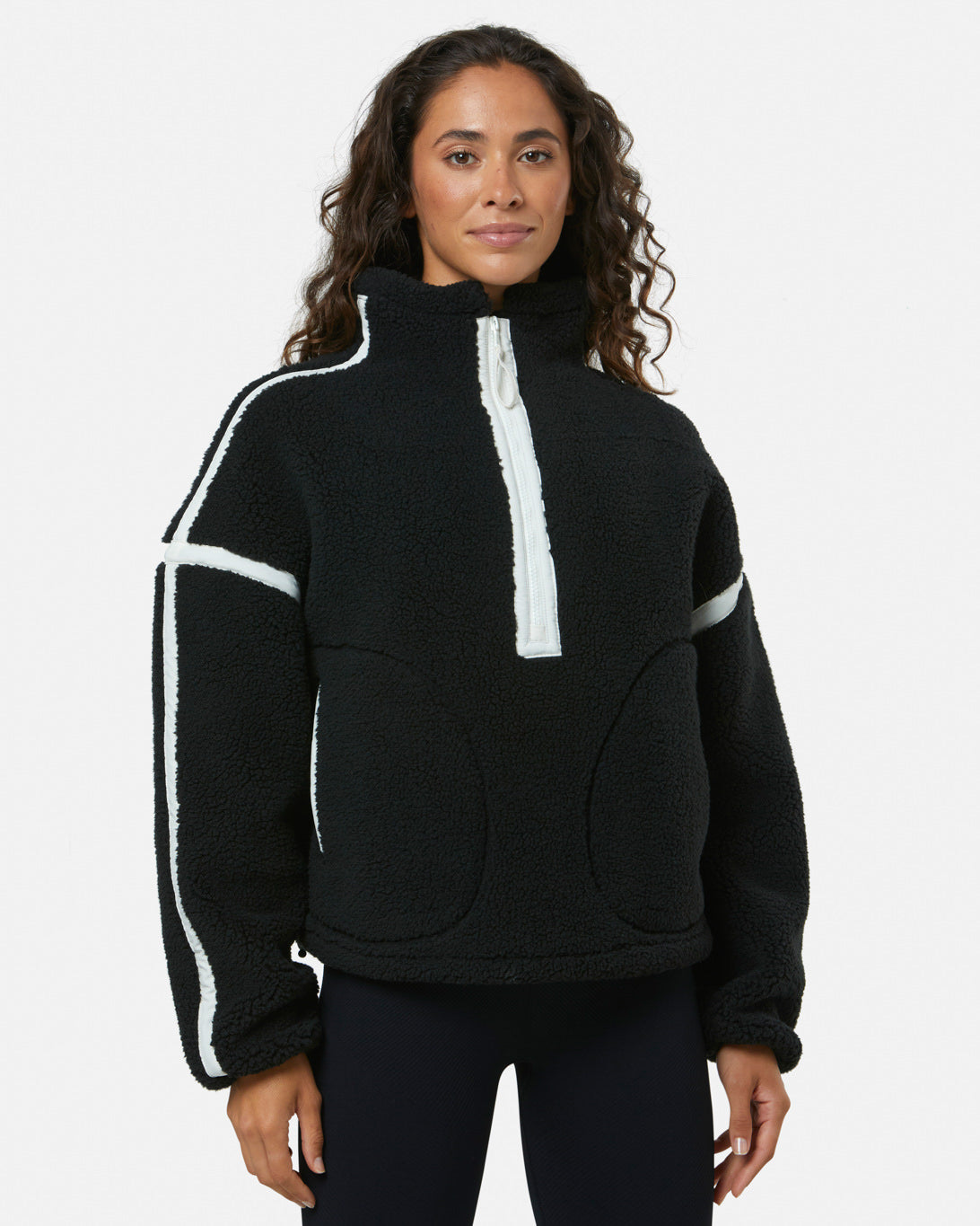 Industry Half Zip Fleece in Black