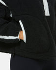 Industry Half Zip Fleece in Black