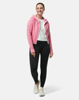 Pink Fleck Zip Crop Hoodie - Hoodies - Gym+Coffee IE