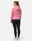 Pink Fleck Zip Hoodie - Hoodies - Gym+Coffee IE