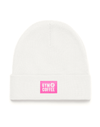 Knit Beanie in Soft White