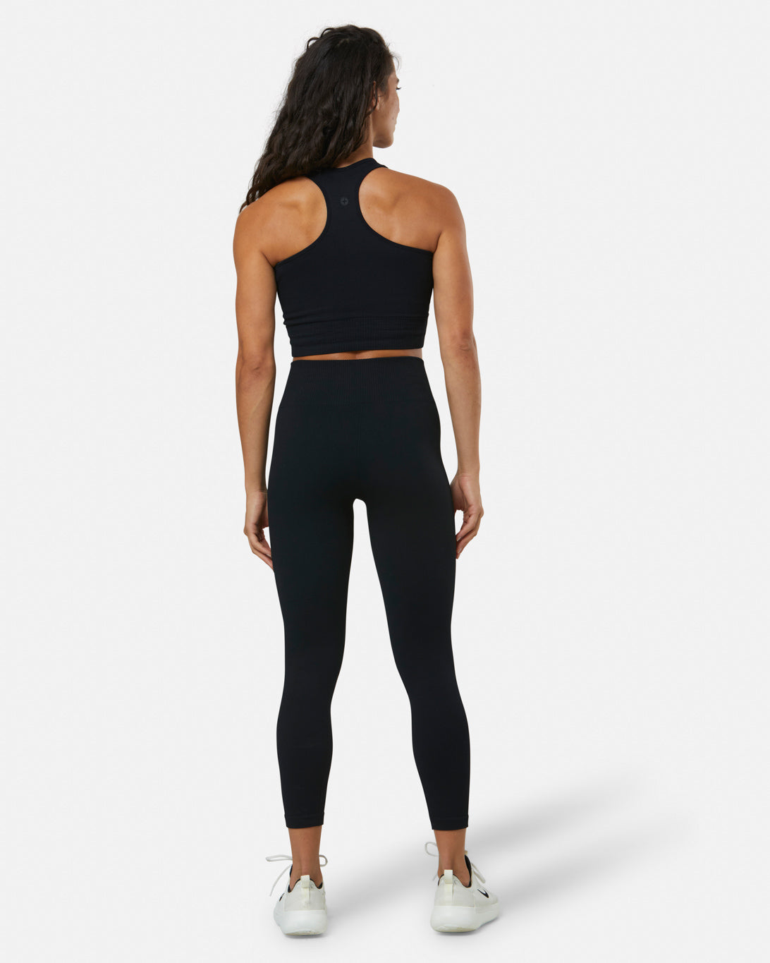 Lotus Chevron 7/8 Legging in Black