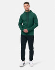 Chill Patch Zip Hoodie in Willow Green