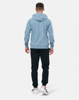 Chill Patch Hoodie in Steel Blue