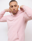 Patch Hoodie in Dusty Pink