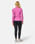 Relentless 1/4 Zip in Crisp Pink