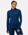 Relentless 1/4 Zip in Petrol Blue