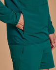 Relentless Train Midlayer in Goodnight Green