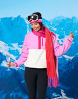 Snap Polar Fleece in Neon Pink