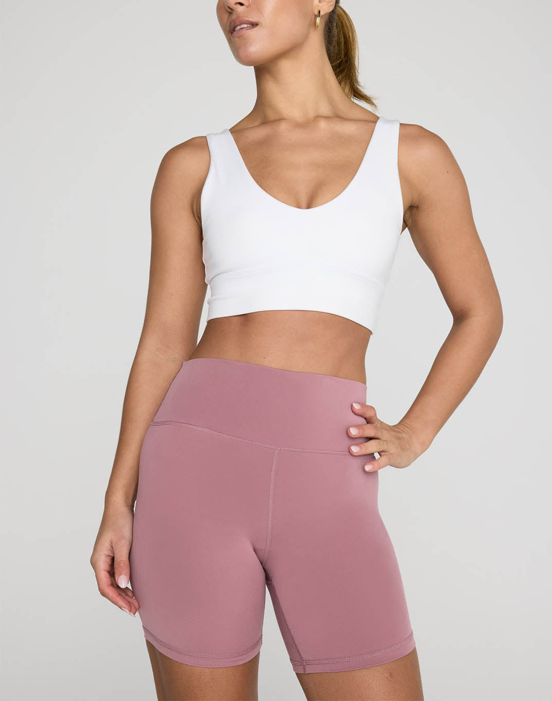 Soft-Motion 5" Bike Short in Terra Rose