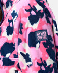 Snap Polar Fleece in Colour Pop Print