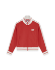 Varsity Jacket in Crimson Red