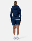 Chill Zip Hoodie in Petrol Blue