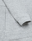 Textured Hoodie in Heather Grey