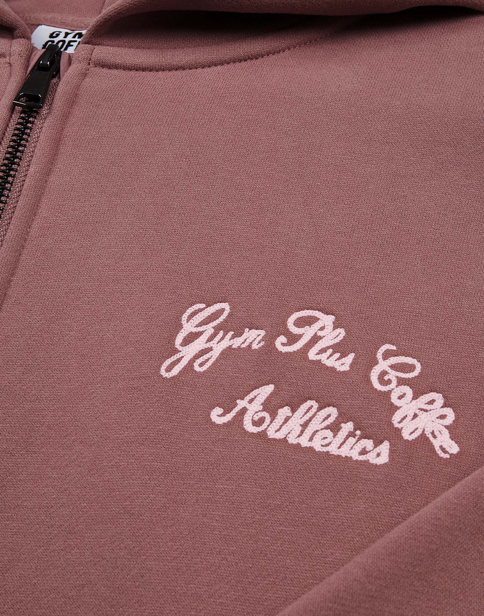 Daily Zip Hoodie in Terra Rose