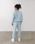 The Oversized Crew in Chalk Blue - Sweatshirts - Gym+Coffee IE