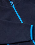 Kids Full Zip Polar Fleece in Obsidian