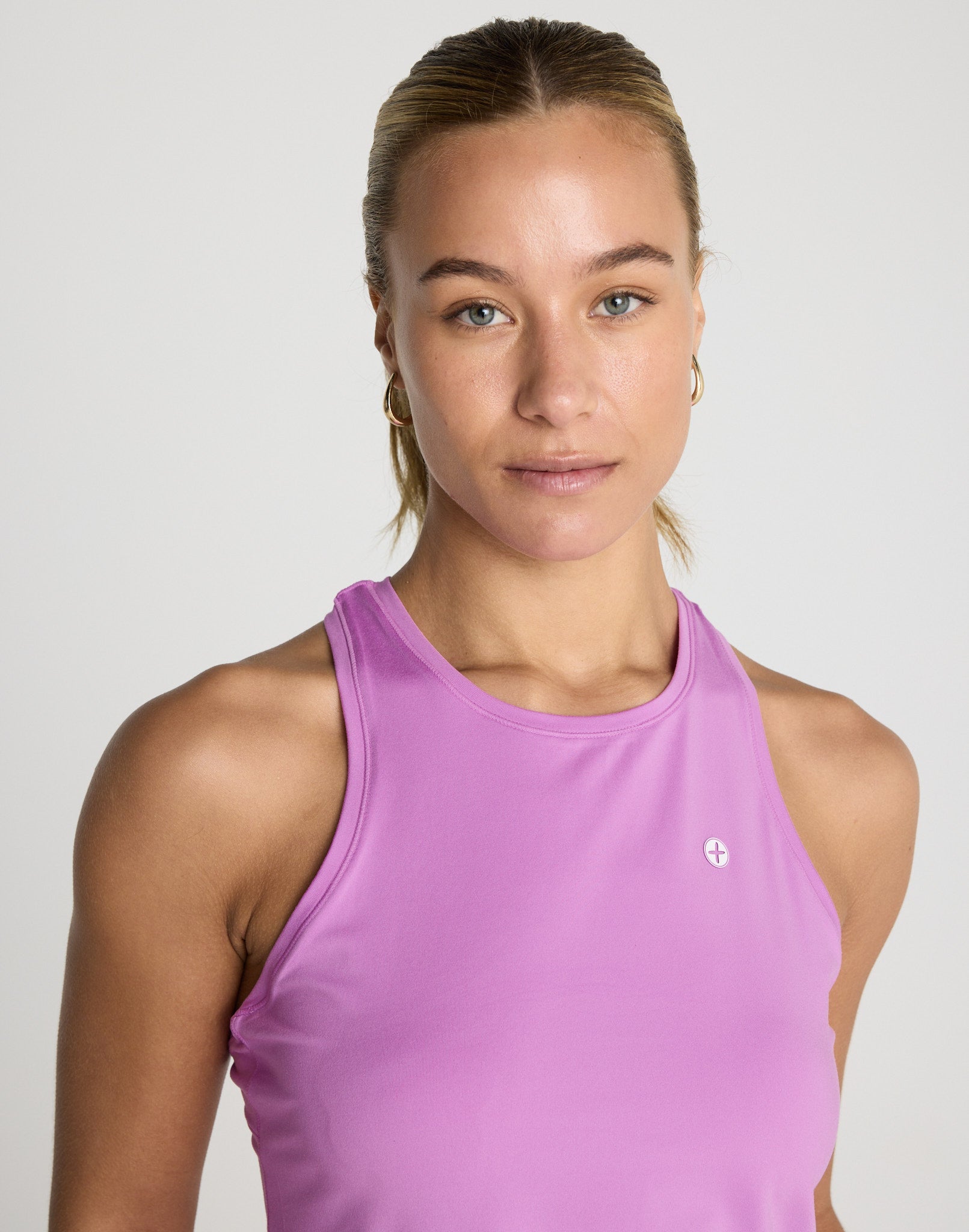 Relentless Racer Back Vest in Neon Pink