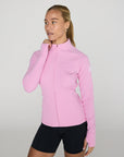 Relentless Full Zip in Pink Blossom