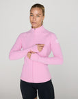 Relentless Full Zip in Pink Blossom
