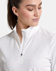 Adaptive 1/2 Zip in Striker White - Midlayer - Gym+Coffee IE